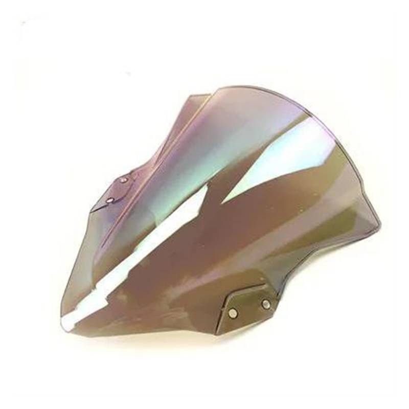 Moto Windschild Für Kawasaki Für Ninja Für 400 Für 250 Ninja400 Für Ninja250 2018 2019 Motorrad Kunststoff Windschutzscheibe Schallwand Windabweiser Windschutz Motorrad Windschild(Iridium) von PEPKWELYCB