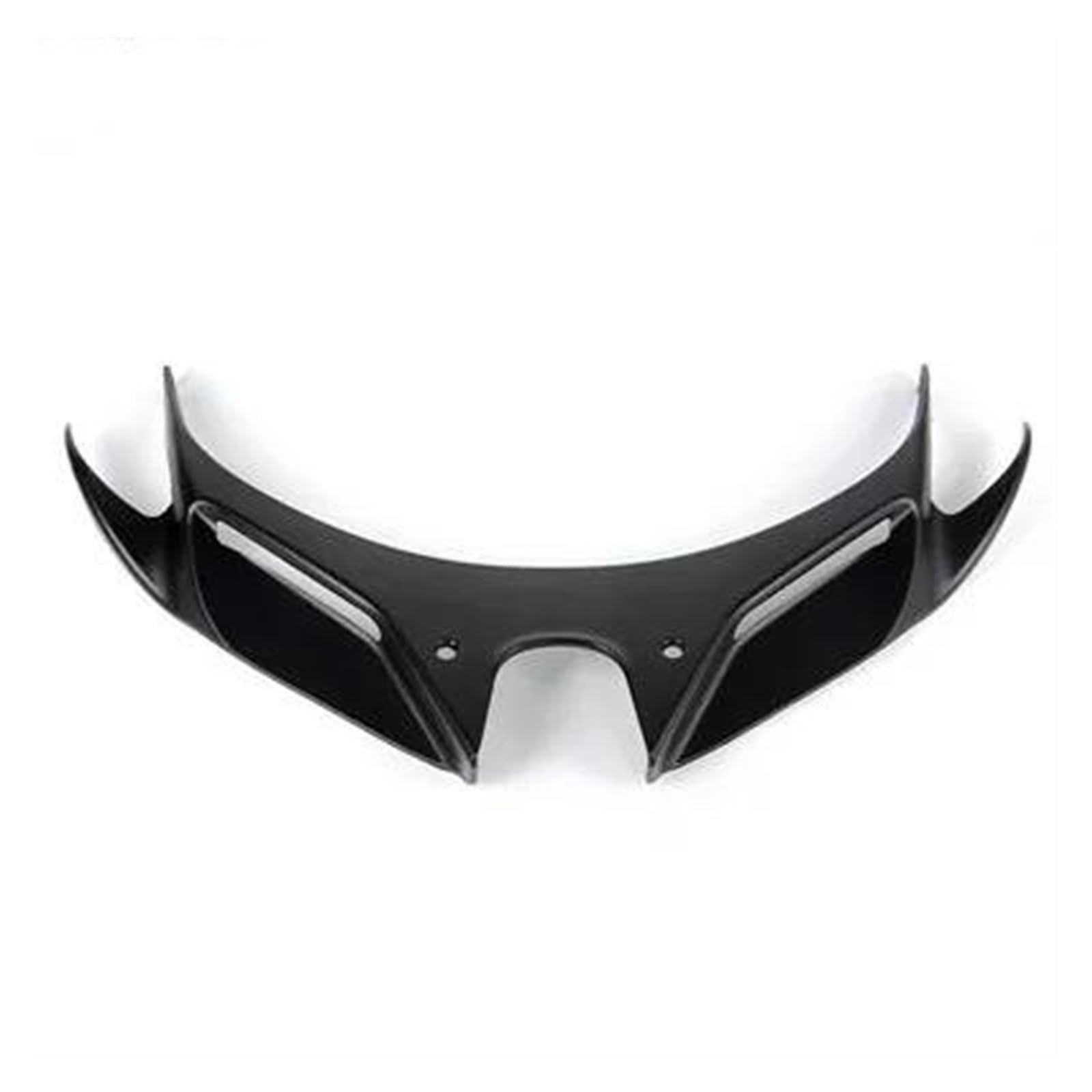 Moto Windschild Für Kawasaki Für Ninja Für 400 Für Ninja400 2018 2019 Motorrad Front Mund Shell Abdeckung Verkleidung Pneumatische Flügel Schutz Teile Windschutz Motorrad Windschild(Black) von PEPKWELYCB