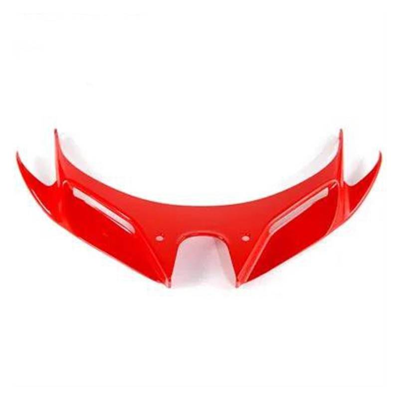 Moto Windschild Für Kawasaki Für Ninja Für 400 Für Ninja400 2018 2019 Motorrad Front Mund Shell Abdeckung Verkleidung Pneumatische Flügel Schutz Teile Windschutz Motorrad Windschild(Red) von PEPKWELYCB