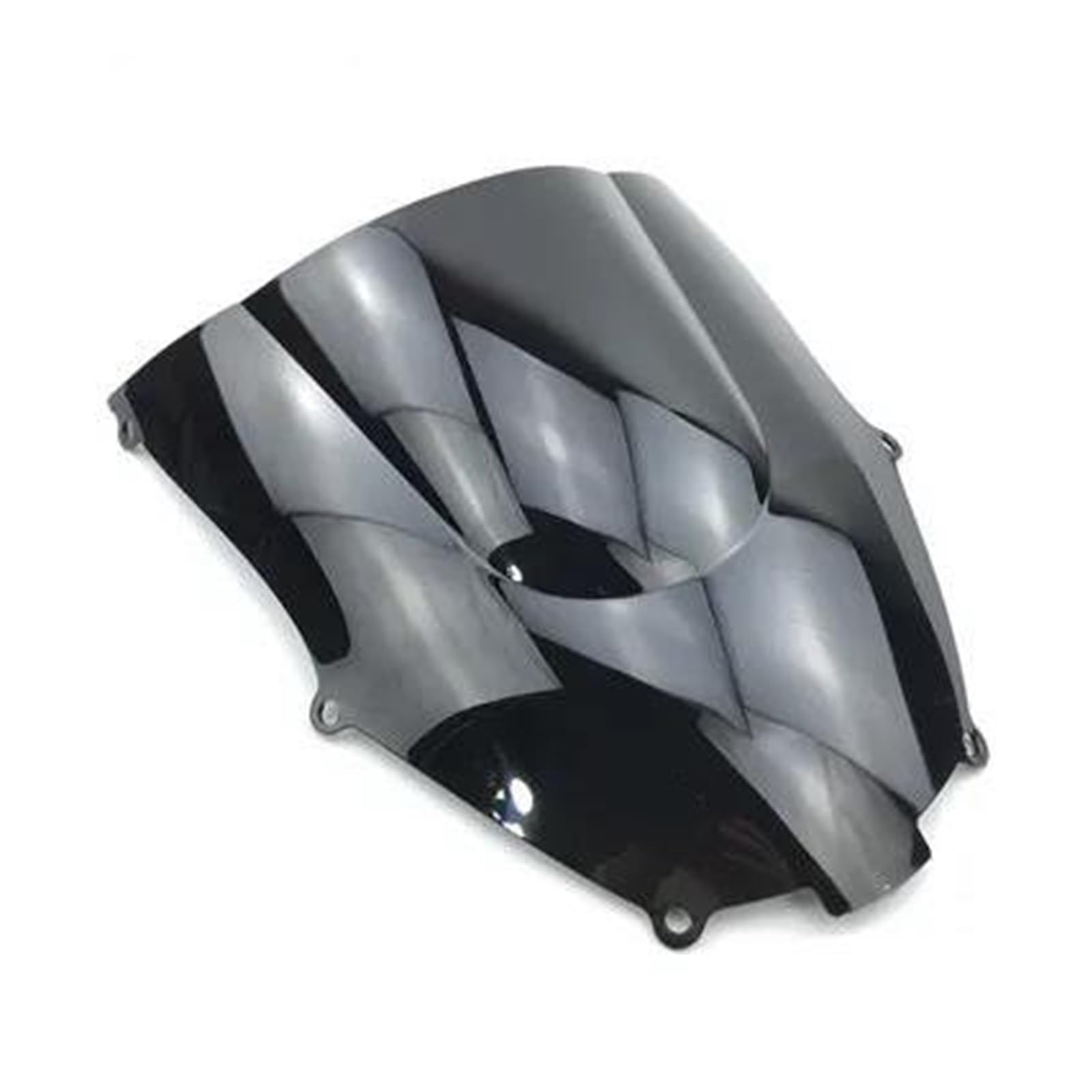 Moto Windschild Für Kawasaki Für Ninja Für ZX-9R Für ZX9R Für ZX Für 9R Für ZX900F Für 900 Für F 2000 2001 2003 2004 2005 Motorrad Double Bubble Windschutzscheibe Windschutz Motorrad Windschild(Black) von PEPKWELYCB