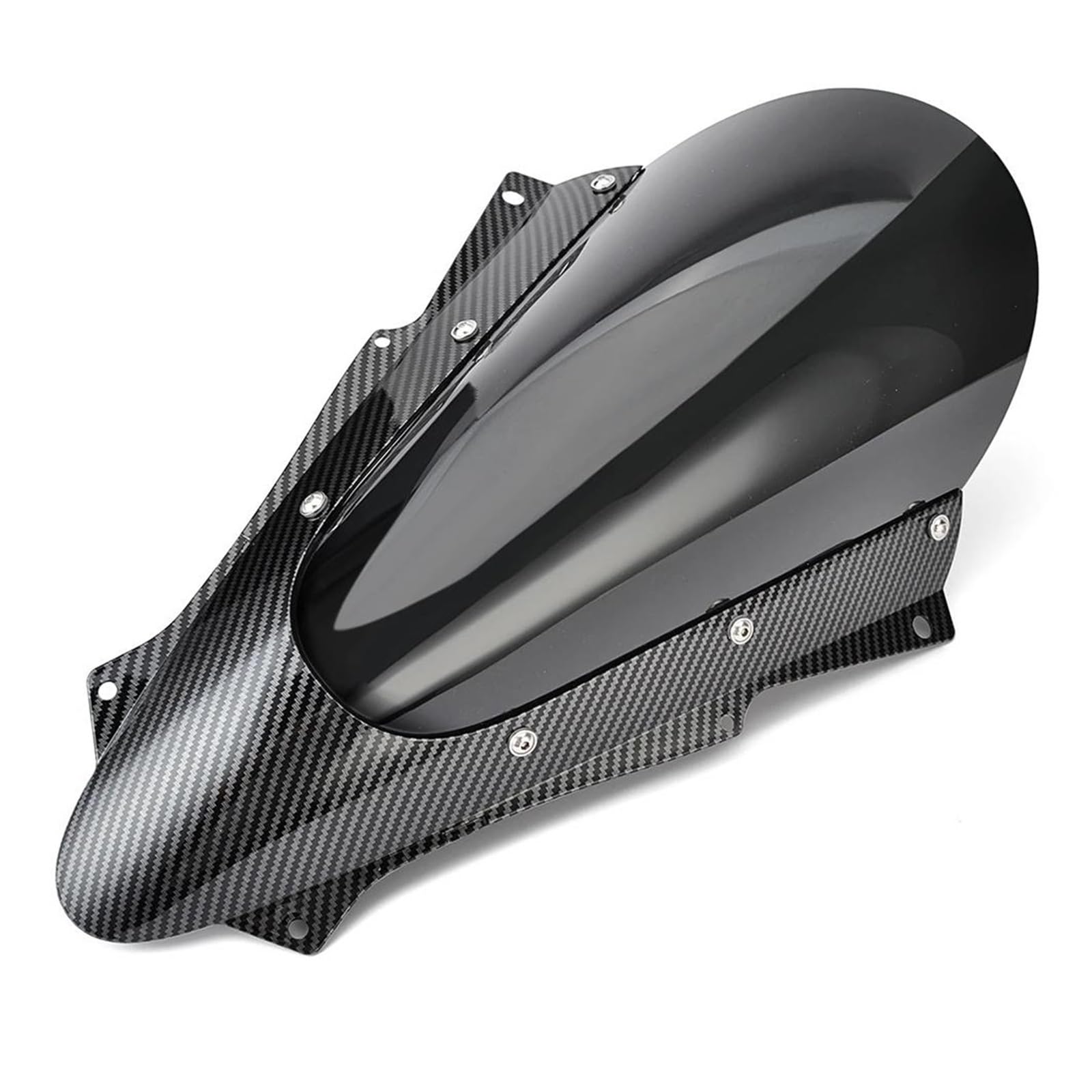 Moto Windschild Für Kawasaki Für Ninja Für ZX25R Für ZX4R Für ZX4RR Für ZX-25R Für ZX-4R Für ZX-4RR 2020 2021 2022 2023 Windschutzscheibe Windschutzscheibe Windschutz Motorrad Windschild(Matte Black-S von PEPKWELYCB