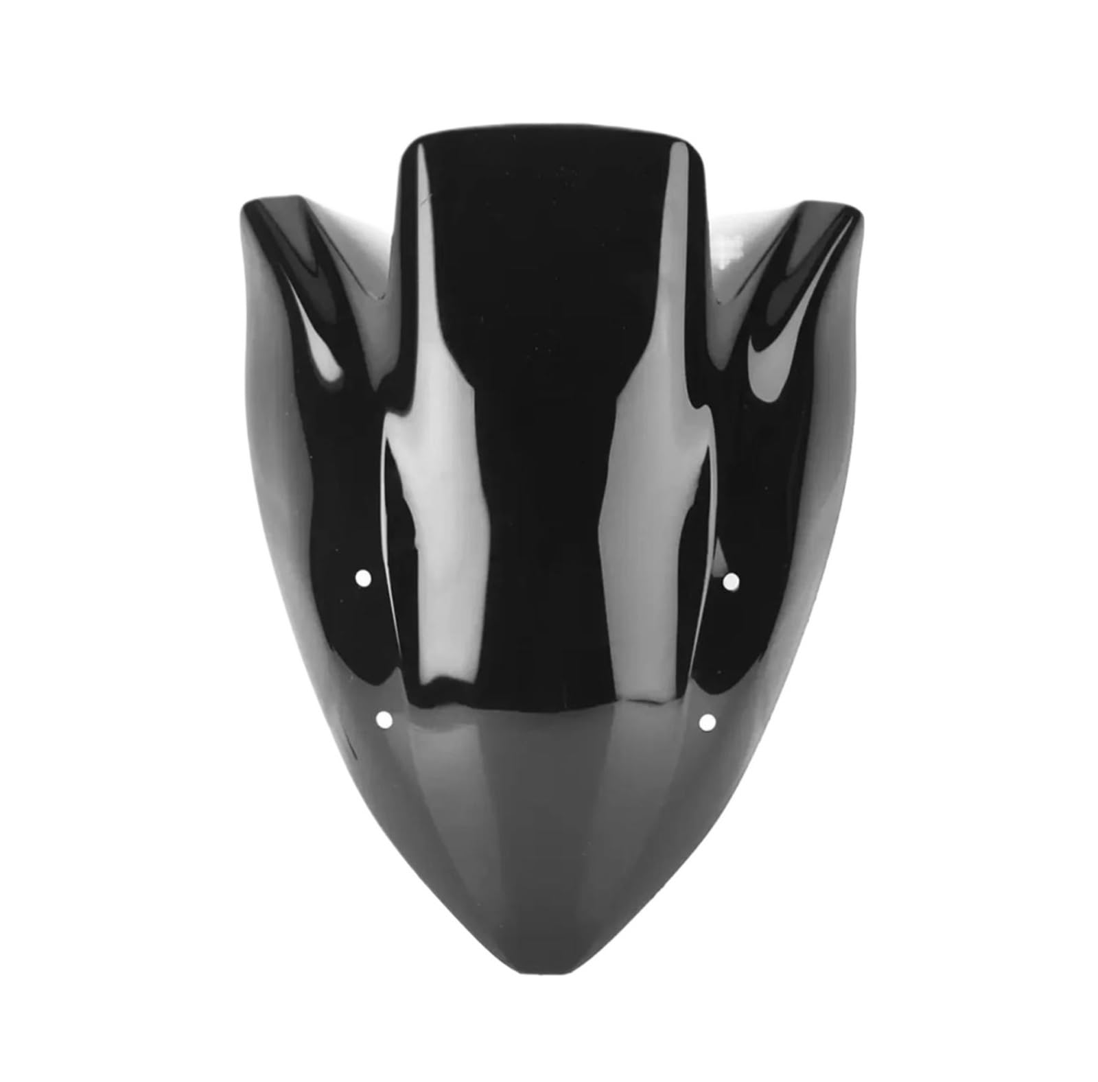 Moto Windschild Für Kawasaki Für Z1000 Für Z Für 1000 2003 2004 2005 2006 Motorrad Double Bubble Windschutzscheibe Windschutz Schwarz Windschutz Motorrad Windschild(Black) von PEPKWELYCB