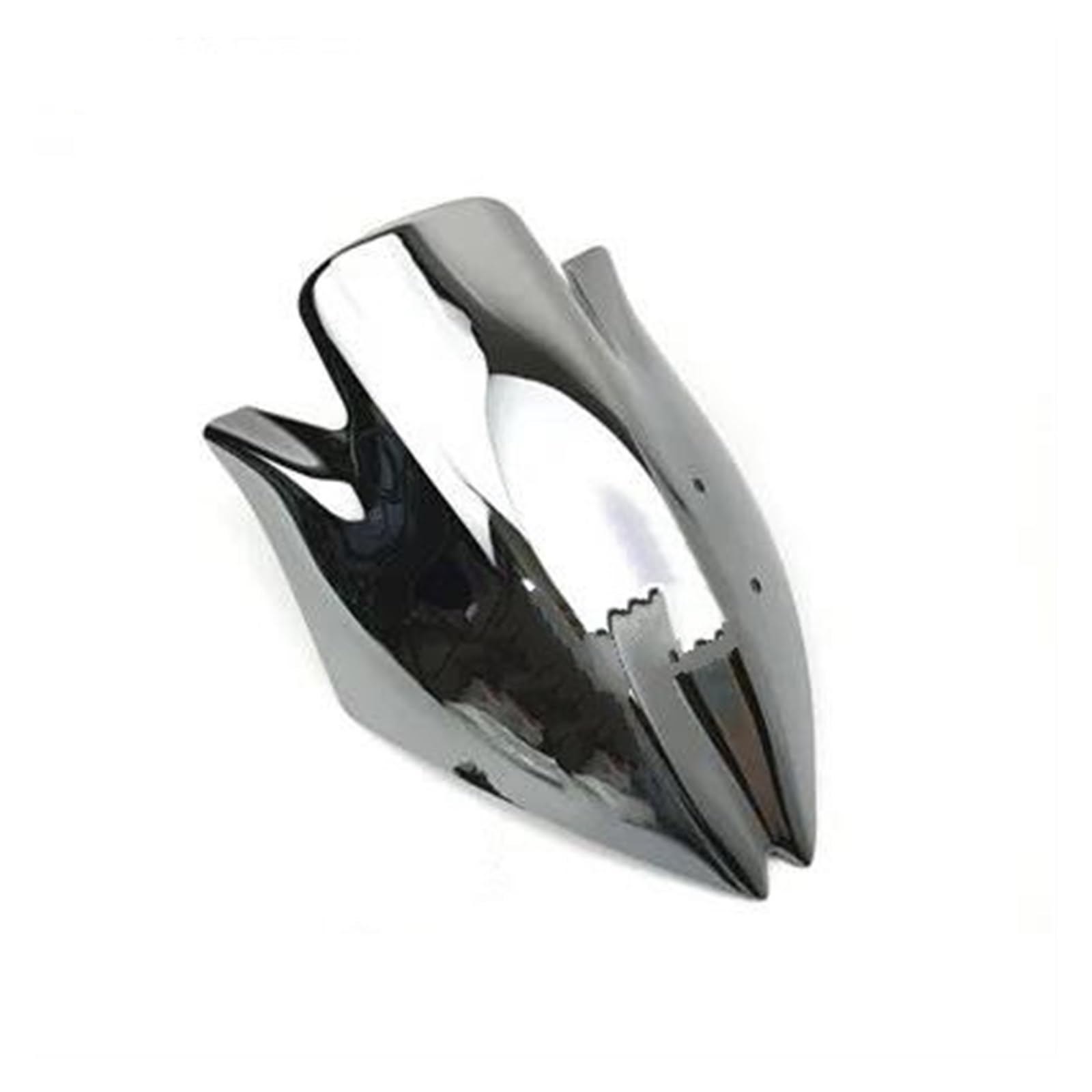 Moto Windschild Für Kawasaki Für Z1000 Für Z Für 1000 Z 1000 Für Ninja 2007 2008 2009 Schwarz Windschutzscheibe Double Bubble Motorrad Windschutzscheibe Windschutz Motorrad Windschild(Chrome) von PEPKWELYCB