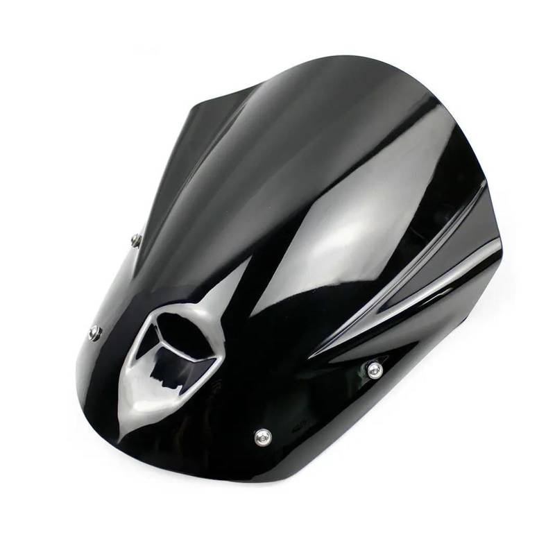 Moto Windschild Für MT-09 Für FZ-09 2013 2014 2015 2016 Windschutzscheibe Windabweiser Dashboardschutz ABS-Kunststoff Windschutz Motorrad Windschild(Black) von PEPKWELYCB