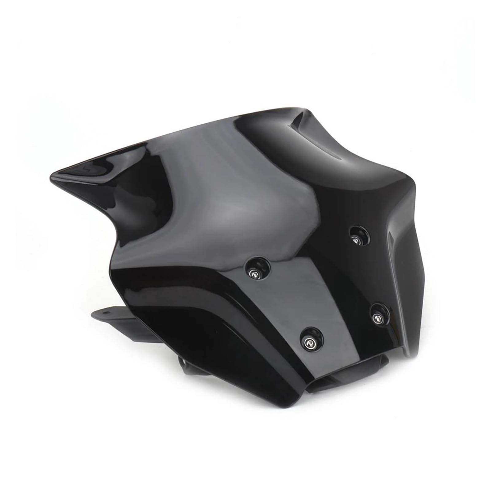 Moto Windschild Für MT09 Für MT Für 09 Für MT-09 2024 Motorrad Windschutzscheibe Windschutz Schild Deflektor Abdeckung Schutz Windschutzscheibe Windschutz Motorrad Windschild(Set-Black) von PEPKWELYCB