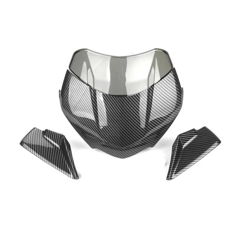 Moto Windschild Für Speed ​​Für Triple 1200 Für RS 2021 2022 2023 1200RS Windschutzscheibe Windschutzscheibe Visier Windschutz Schild Deflektor Motorrad Teile Windschutz Motorrad Windschild(A-Carbon l von PEPKWELYCB