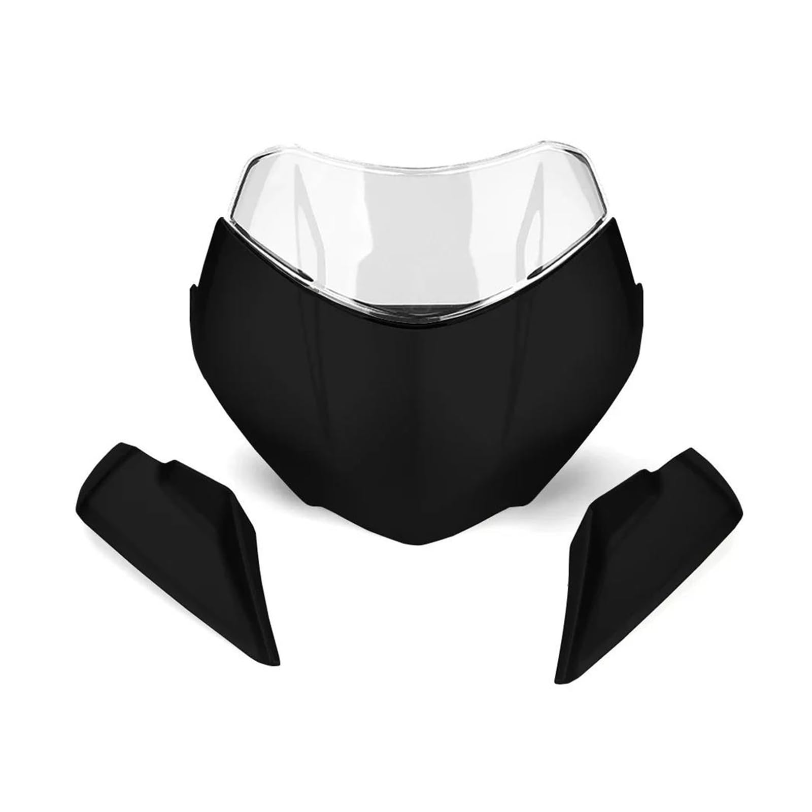 Moto Windschild Für Speed ​​Für Triple 1200 Für RS 2021 2022 2023 1200RS Windschutzscheibe Windschutzscheibe Visier Windschutz Schild Deflektor Motorrad Teile Windschutz Motorrad Windschild(B-Black) von PEPKWELYCB