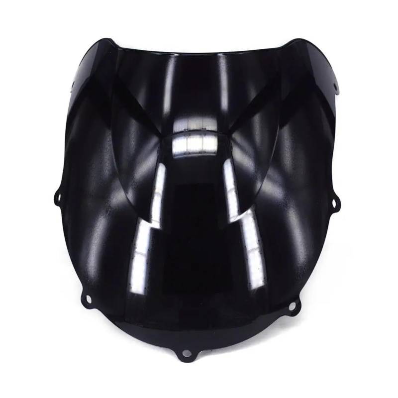 Moto Windschild Für Suzuki Modelle Deflektor Schwarz Motorrad Frontscheibe Windschutz Winddicht Double Bubble ABS Windschutz Motorrad Windschild(GSX600F 750F 98-08) von PEPKWELYCB