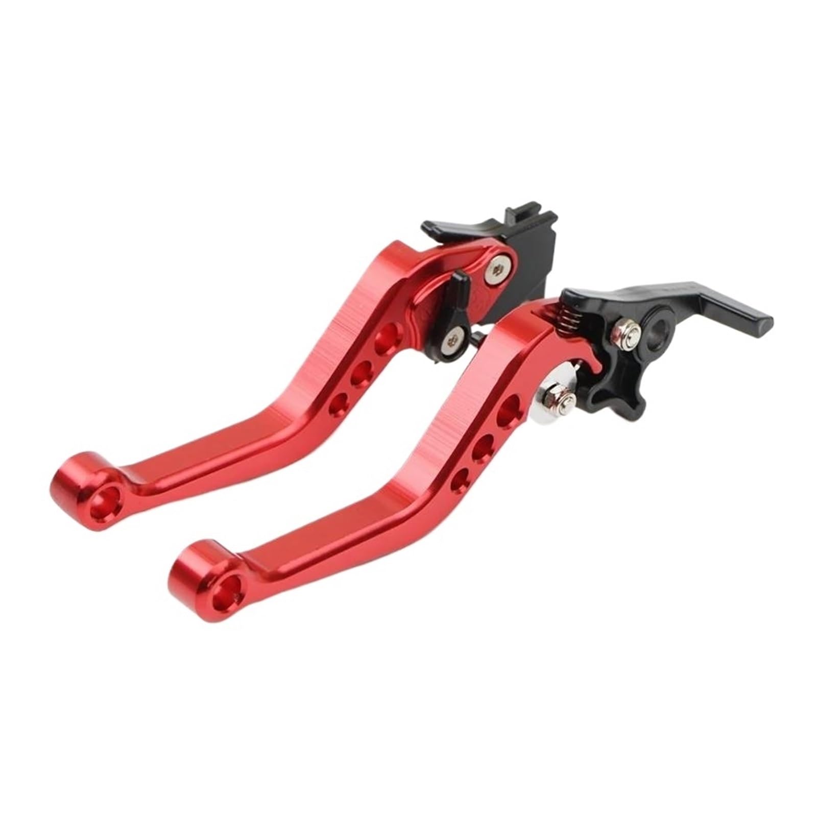 Motorrad Bremsgriff Für Motorräder Roller Fahrrad Für GY6 Scheibenbremshebel Links Trommel Kupplung Einstellbar 6X CNC Universal Aluminium Motorrad Handhebel Motorräder Kupplunghebel(2) von PEPKWELYCB