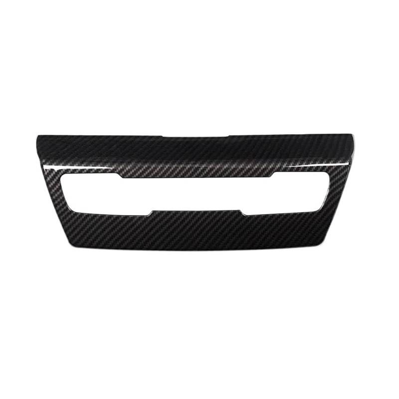 Panel Control Frame Trim Für 2 Serie Für F45 Für F46 2014-2016 2017 2018 ABS Carbon Faser Auto Mittelkonsole Lautstärkeregler Panel Abdeckung Trim Aufkleber Auto Zubehör Interieur Zubehör(Carbon Fiber von PEPKWELYCB