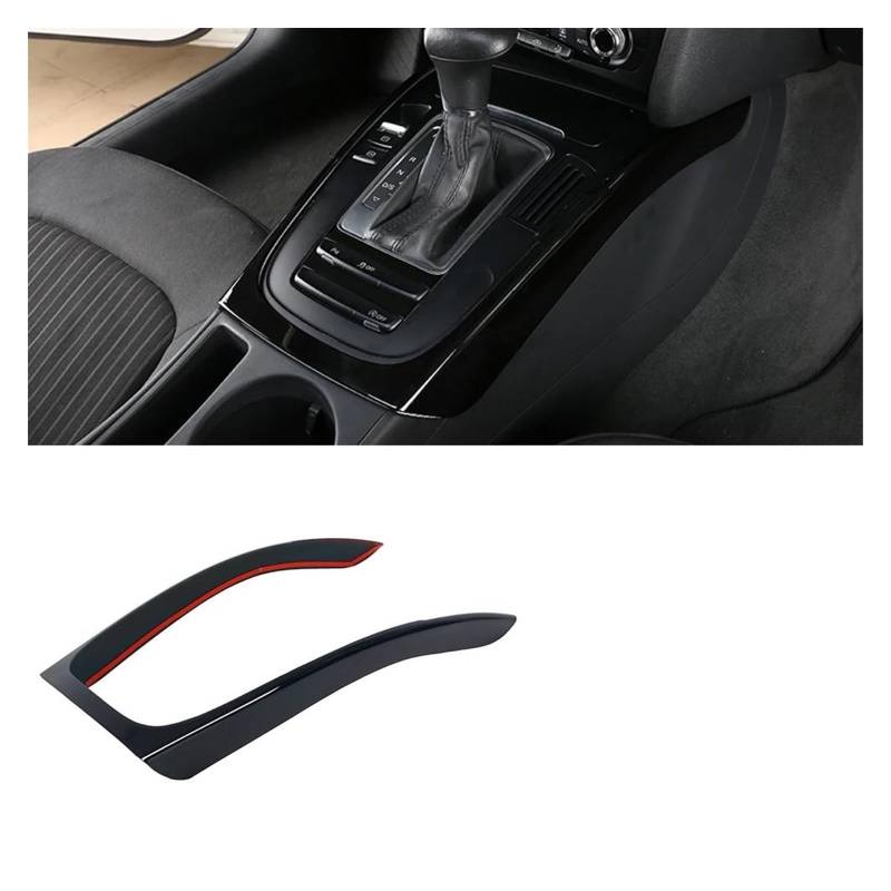 Panel Control Frame Trim Für A4 Für B8 Für A5 2009-2016 Auto Center Konsole Getriebe Shift Rahmen Dekoration Abdeckung Trim Zubehör Auto Für Styling Innen Geändert Interieur Zubehör(Black) von PEPKWELYCB