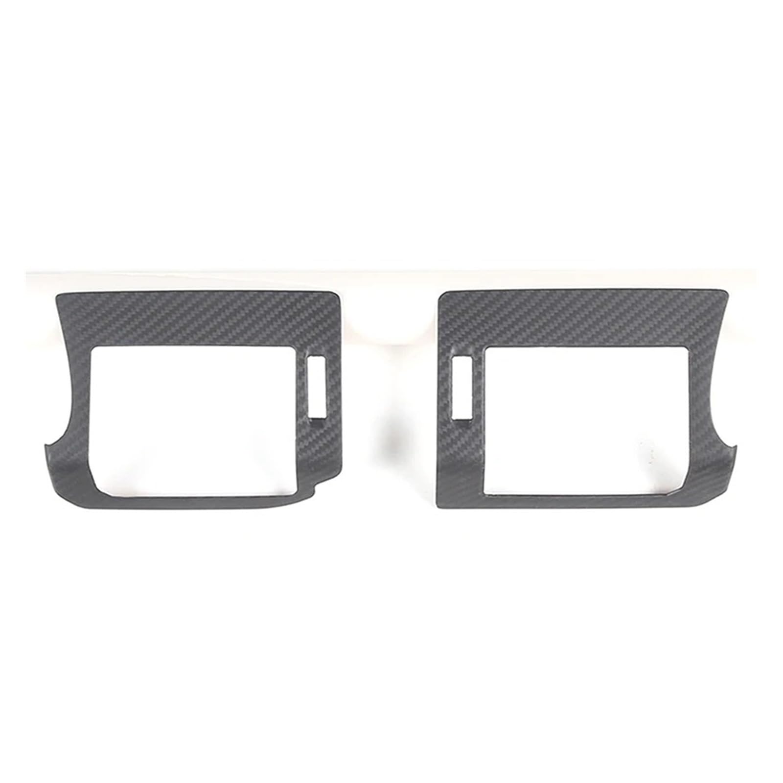 Panel Control Frame Trim Für Defender 110 Für Defender 130 2020-2021 2022 2023 Carbon Fiber Car Center Control Seite Air Outlet Rahmen Dekorative Aufkleber 2Pcs Interieur Zubehör(Matte) von PEPKWELYCB