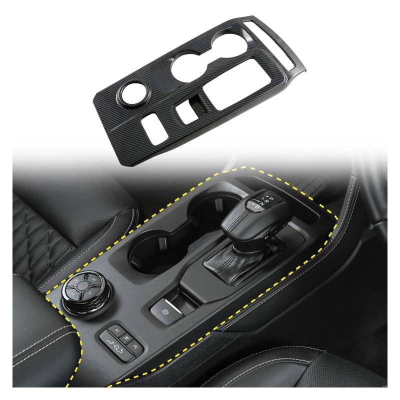 Panel Control Frame Trim Für Defender 110 Für Defender110 2020 2021 2022 2023 Auto Zubehör Innen Türgriffe Abdeckung Trim 4 Stücke Interieur Zubehör(Glossy Black) von PEPKWELYCB