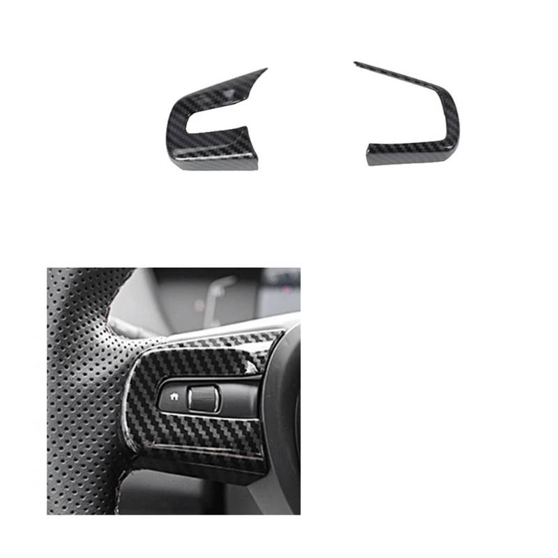 Panel Control Frame Trim Für FIT Für Jazz 2021 Carbon Faser Auto Getriebe Shift Rahmen Abdeckung Trim Dekor Aufkleber Interieur Zubehör(B) von PEPKWELYCB