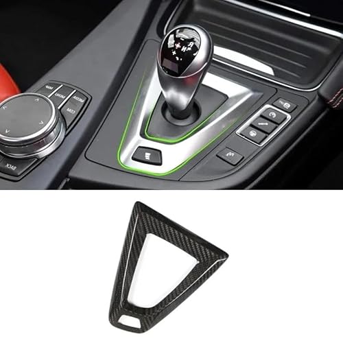 Panel Control Frame Trim Für M3 Für F80 Für M4 Für F82 Für F83 RHD Carbon Fiber Car Center Konsole Schaltknauf Panel Abdeckung Rechts Fahrer Interieur Zubehör(Red-RHD) von PEPKWELYCB