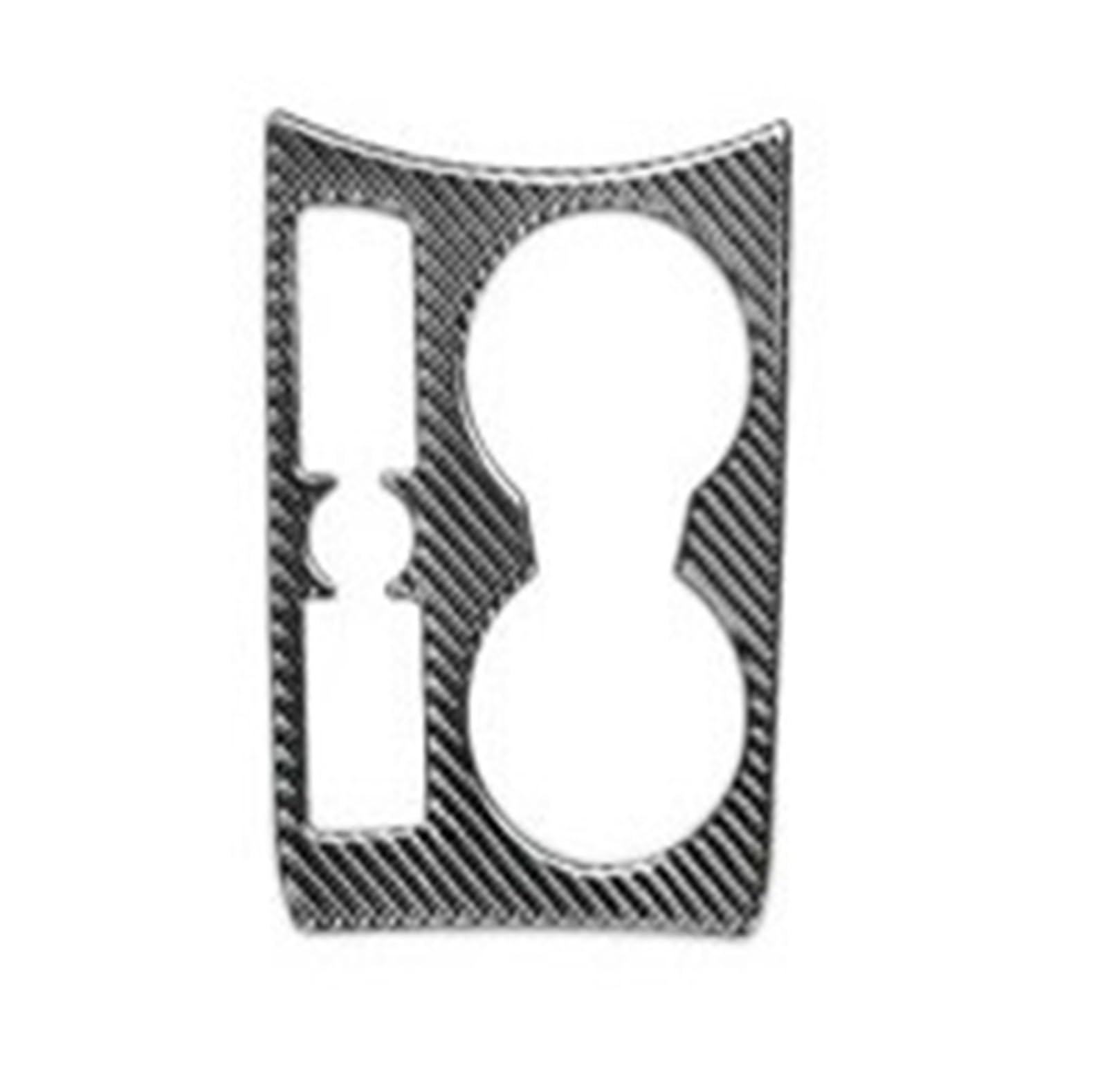 Panel Control Frame Trim Für Q3 Für 8U 2013-2014 2015 2016 2017 2018 Carbon Fiber Center Konsole Schaltknauf Panel Trim Rahmen Aufkleber Auto Innen Tuning Zubehör Interieur Zubehör(Cup Classic Style) von PEPKWELYCB