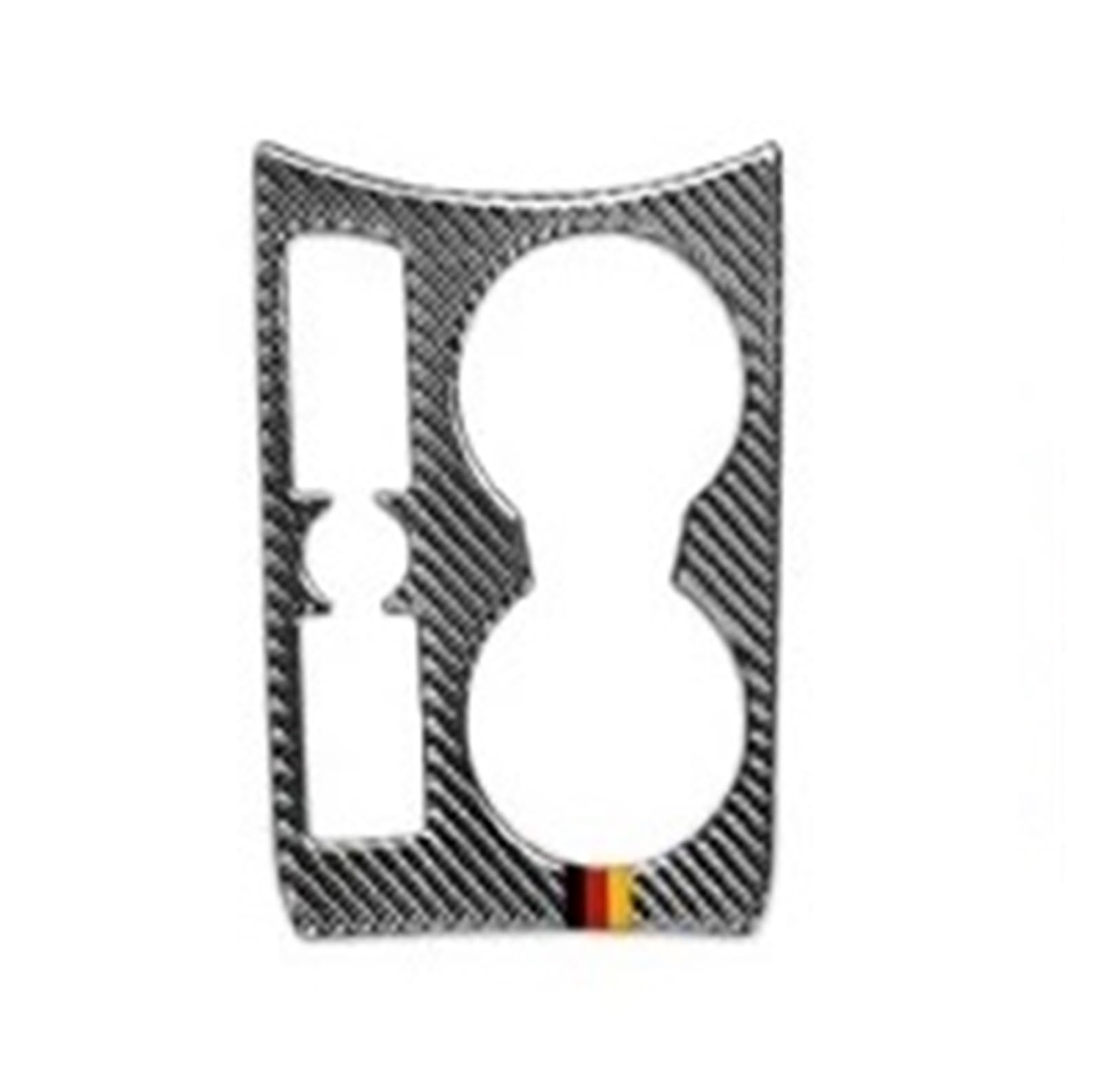 Panel Control Frame Trim Für Q3 Für 8U 2013-2014 2015 2016 2017 2018 Carbon Fiber Center Konsole Schaltknauf Panel Trim Rahmen Aufkleber Auto Innen Tuning Zubehör Interieur Zubehör(Cup German) von PEPKWELYCB