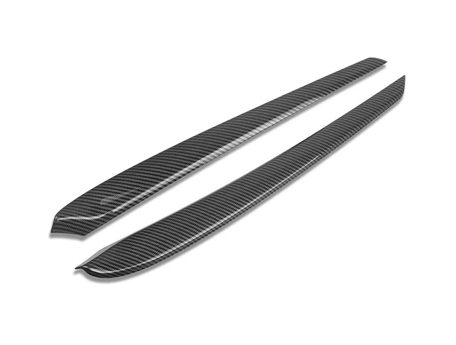 Panel Control Frame Trim Für Tesla Für Modell 3 Für Modell Y 2021 2022 2023 Matte Carbon Fiber ABS Auto Front Interior Dashboard Tür Side Trim Abdeckung Zubehör Interieur Zubehör(Glossy Carbon Fiber) von PEPKWELYCB