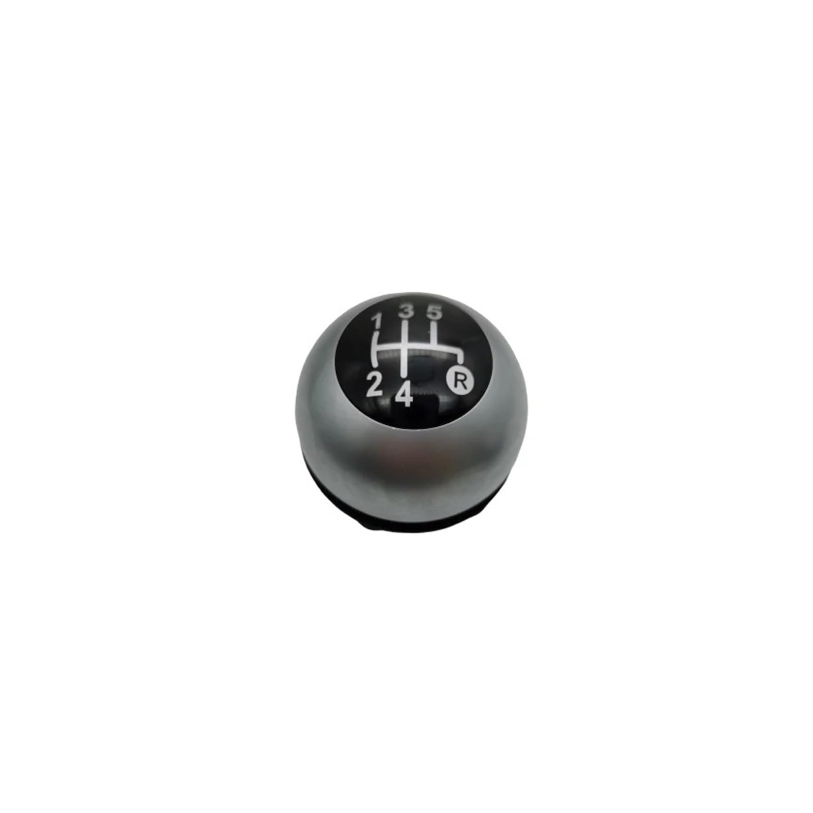 Schaltknauf Knauf Für FIAT 500 Auto -Autozubehör 5 6 Speed ​​Car Shift Knob Gear Knopf Auto Schalthebel(Silver 5 Speed) von PEPKWELYCB