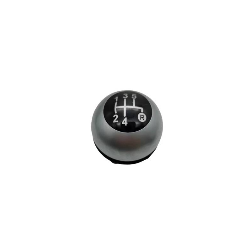 Schaltknauf Knauf Für FIAT 500 Auto -Autozubehör 5 6 Speed ​​Car Shift Knob Gear Knopf Auto Schalthebel(Silver 5 Speed) von PEPKWELYCB