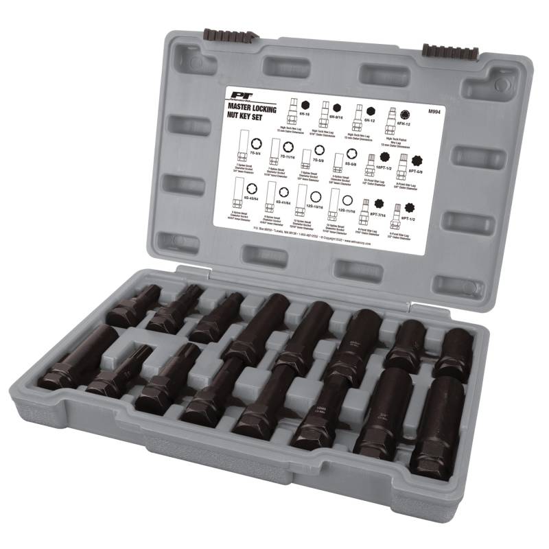 PERFORMANCE TOOL M994 Hauptschlüssel-Set, 16-teilig von PERFORMANCE TOOL