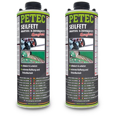 Petec 2x 1 L Seilfett Saugdose [Hersteller-Nr. 73610] von PETEC