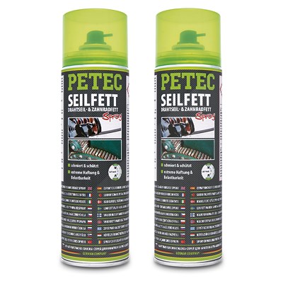 Petec 2x 500 ml Service-Haftschmier-Spray von PETEC