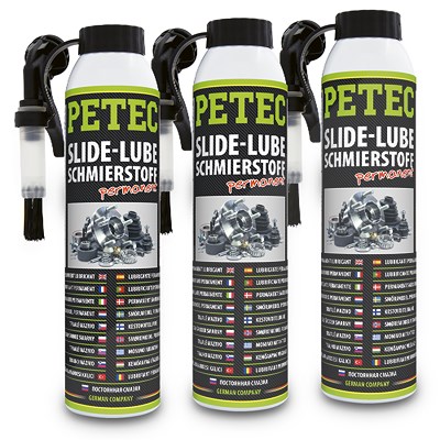 Petec 3x 200 ml SLIDE-LUBE Schmierstoff Permanent [Hersteller-Nr. 94430] von PETEC