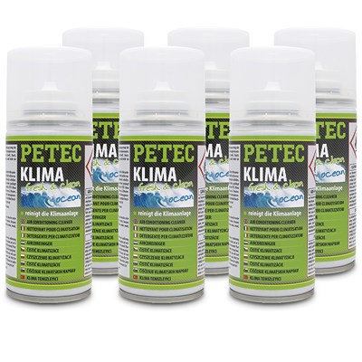 Petec 6x 150 ml Klima fresh & clean Ocean von PETEC