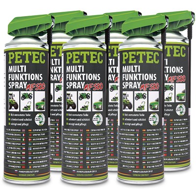 Petec 6x 500 ml Multifunktionsspray von PETEC