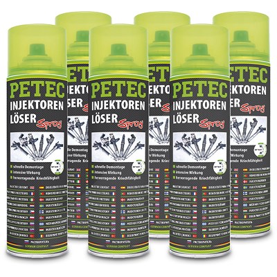 Petec 6x 500 ml Injektorlöser von PETEC