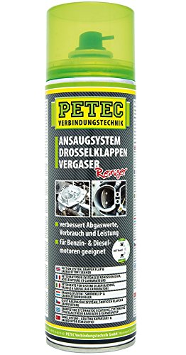 PETEC 72450 AGR Ventil Reiniger Drosselklappenreiniger Vergaserreiniger 500ml von PETEC