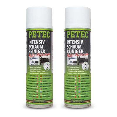 Petec 2x 500 ml Intensiv-Schaumreiniger Spray von PETEC