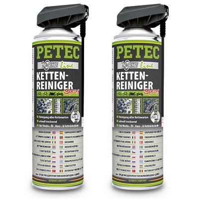 Petec 2x 500ml Ketten-Reiniger Bike Line [Hersteller-Nr. 70540] von PETEC