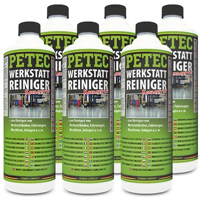 Petec 6x 1 L Werkstattreiniger Konzentrat von PETEC