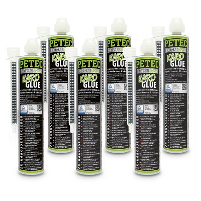 Petec 6x 195 ml Karo-Glue 2K-Karosseriekleber [Hersteller-Nr. 98195] von PETEC