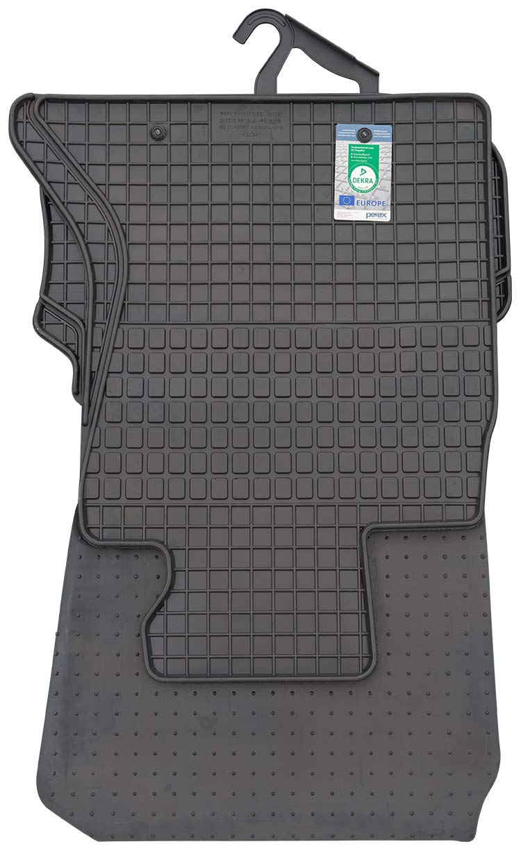 PETEX Gummimatten passend für 5er (F10) ab 03/2010-01/2017 / 5er (F11) Touring ab 09/2010-05/2017 schwarz 4-teilig von PETEX