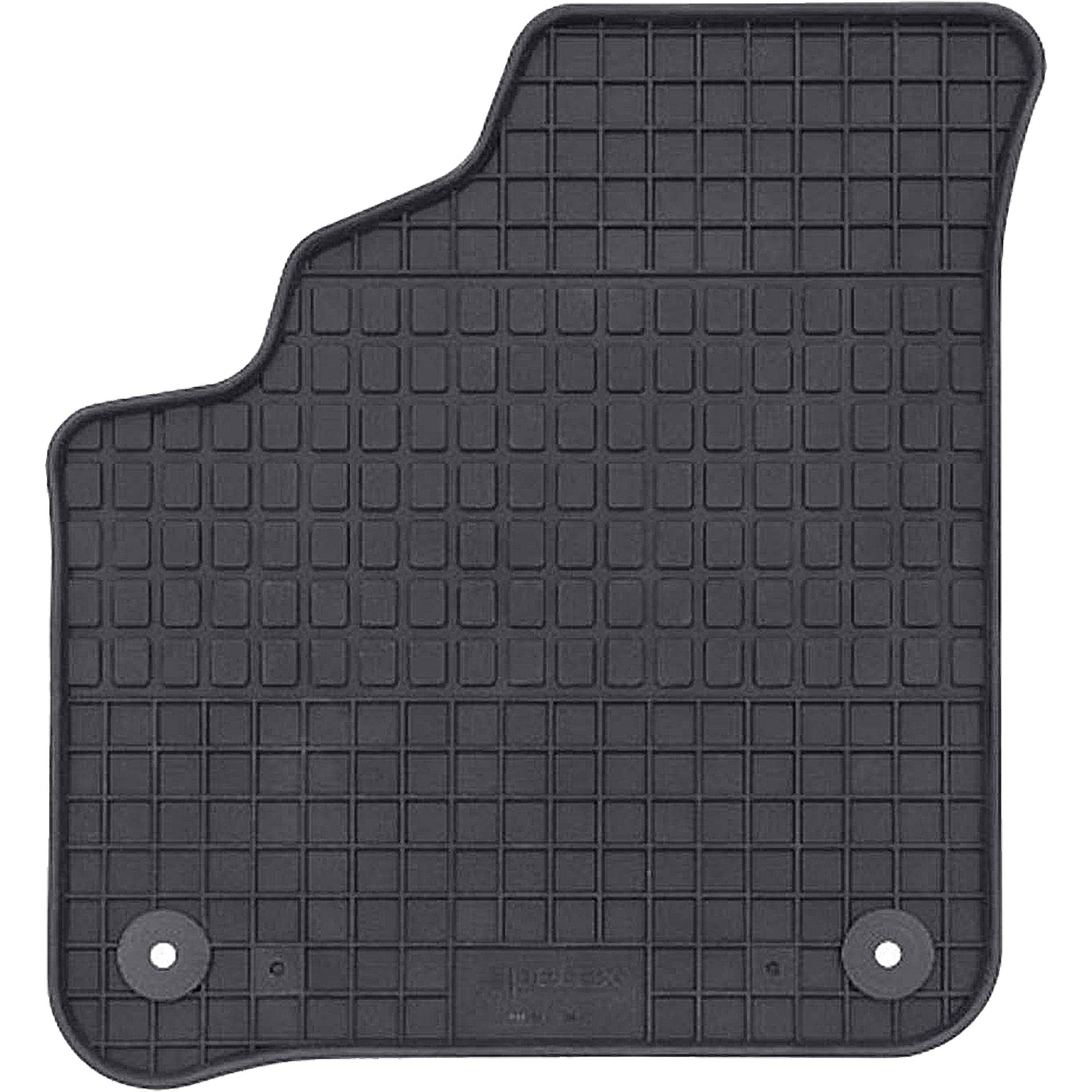 PETEX Passform Fahrer Gummimatte Premium 1-TLG schwarz von PETEX