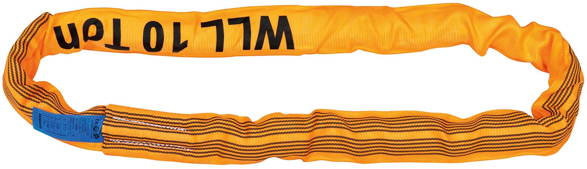 PETEX 47210435 Rundschlinge WLL 10.000 kg, Länge 4 m, Umfang 8 m, Orange von PETEX