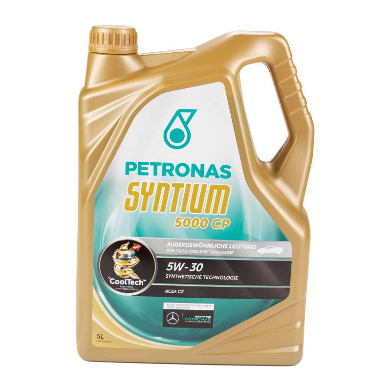 PETRONAS Syntium 5000 CP Motoröl Öl 5W30 5L 5 Liter API SN/CF ACEA C2 von Petronas