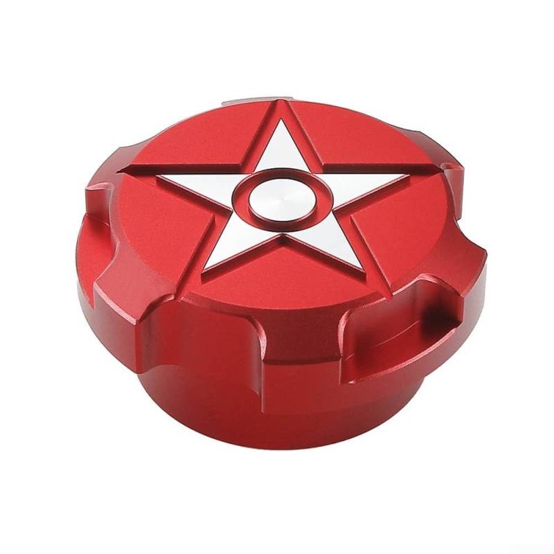 Schlanker CNC-geschnittener Tankdeckel, Teilenummer 2521278, passend für Polaris-Modelle (2015 2024), gebaut, um standzuhalten und Verschleiß zu widerstehen (rot) von PETSTIBLE