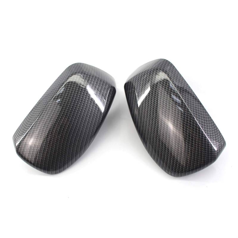 PEXORT, for BMW, 5er E60 E61 525i 528i 528xi 530i 530d Carbonfaser-Seitenrückspiegelabdeckung in leuchtendem Schwarz Seitenspiegelabdeckungen(Carbon Fiber) von PEXORT