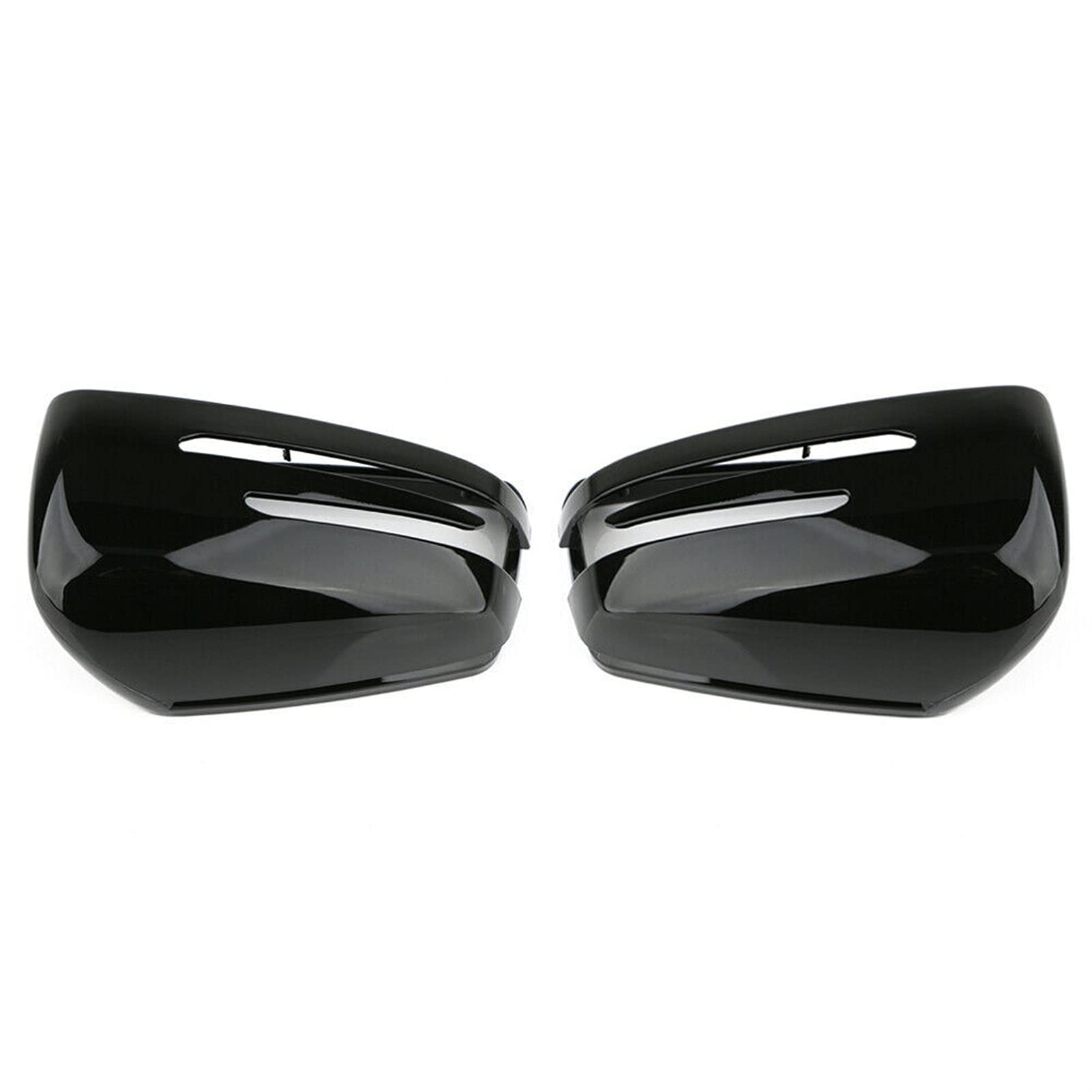 PEXORT, for Mercedes, for Benz, W204 C207 W212 W221 W164 C218 Rückspiegelkappe Außenspiegelabdeckung Gehäuse Autozubehör Seitenspiegelabdeckungen(Mirror Cap3 Pair) von PEXORT