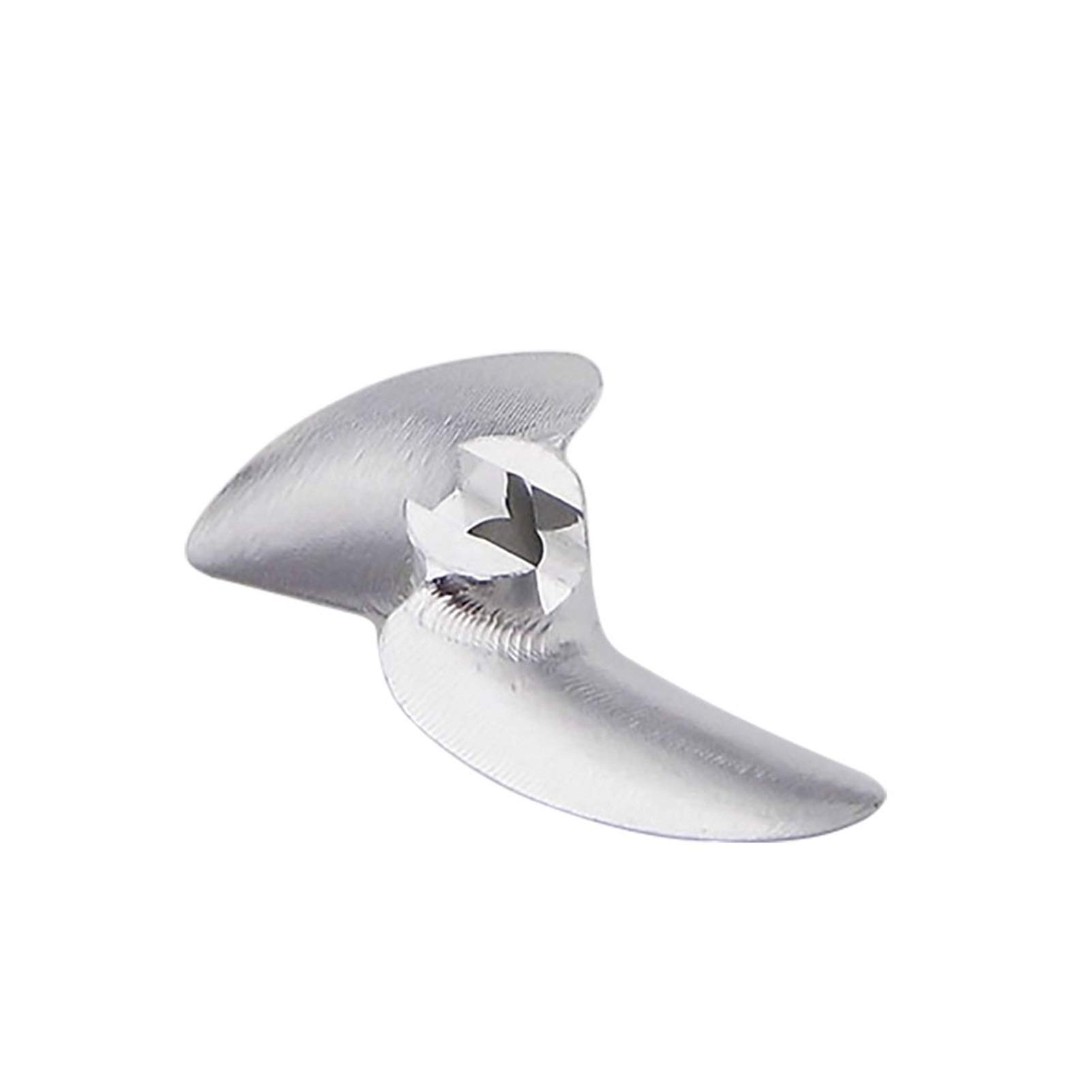 PEXORT 1PCS Modell Boot Propeller 3mm Welle 2-Blätter Metall Aluminium Prop 30mm 32mm Pitch 1,4, for RCRacing Boot Geschwindigkeit MONO Oral VEE Boot Austausch des Bootspropellers(1PC 32mm Right Hand) von PEXORT