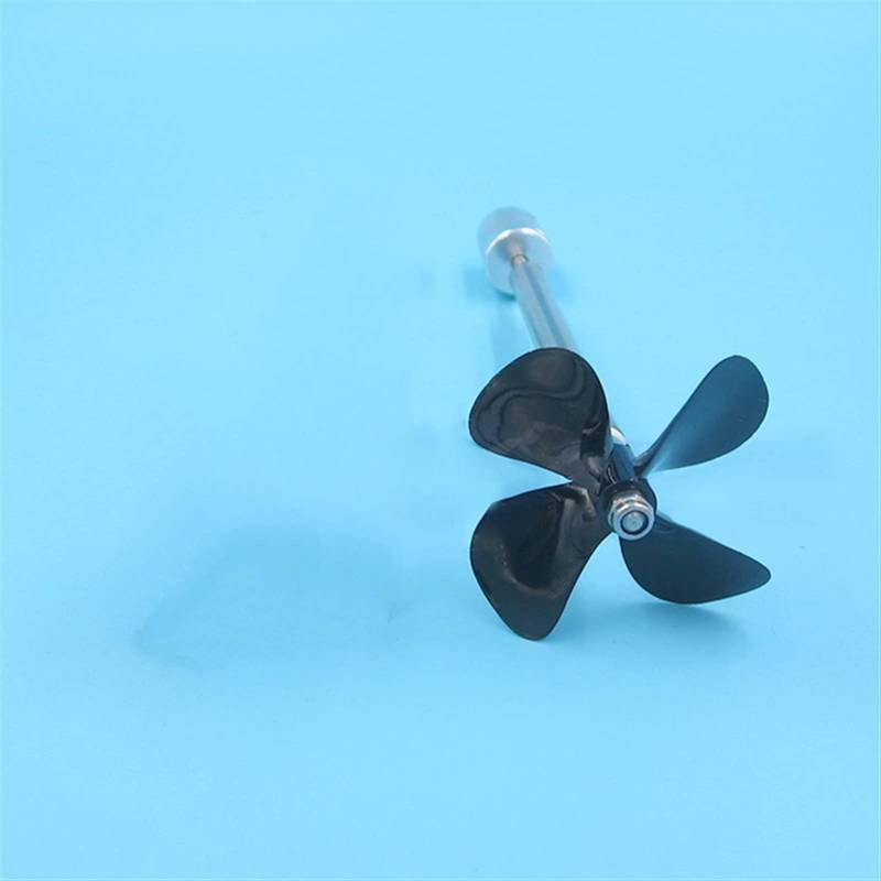 PEXORT 4-Blatt-Propeller775-Motor Edelstahl-Antriebswellenintegration Links Rechts 10 cm/13 cm/15 cm/20 cm 4-Blatt-Propeller-Köderboot Austausch des Bootspropellers(13cm CW) von PEXORT