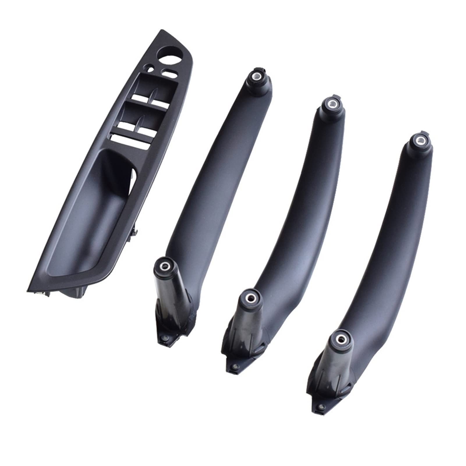 PEXORT 4 Teile/Satz LHD Links Hand Fahrer Tür Pull Griffe Kit Auto Innen Ersatzteile, for, for X5 X6 E70 E71 2007-2013 Innentürgriffverkleidung(Black 4Pcs LHD) von PEXORT