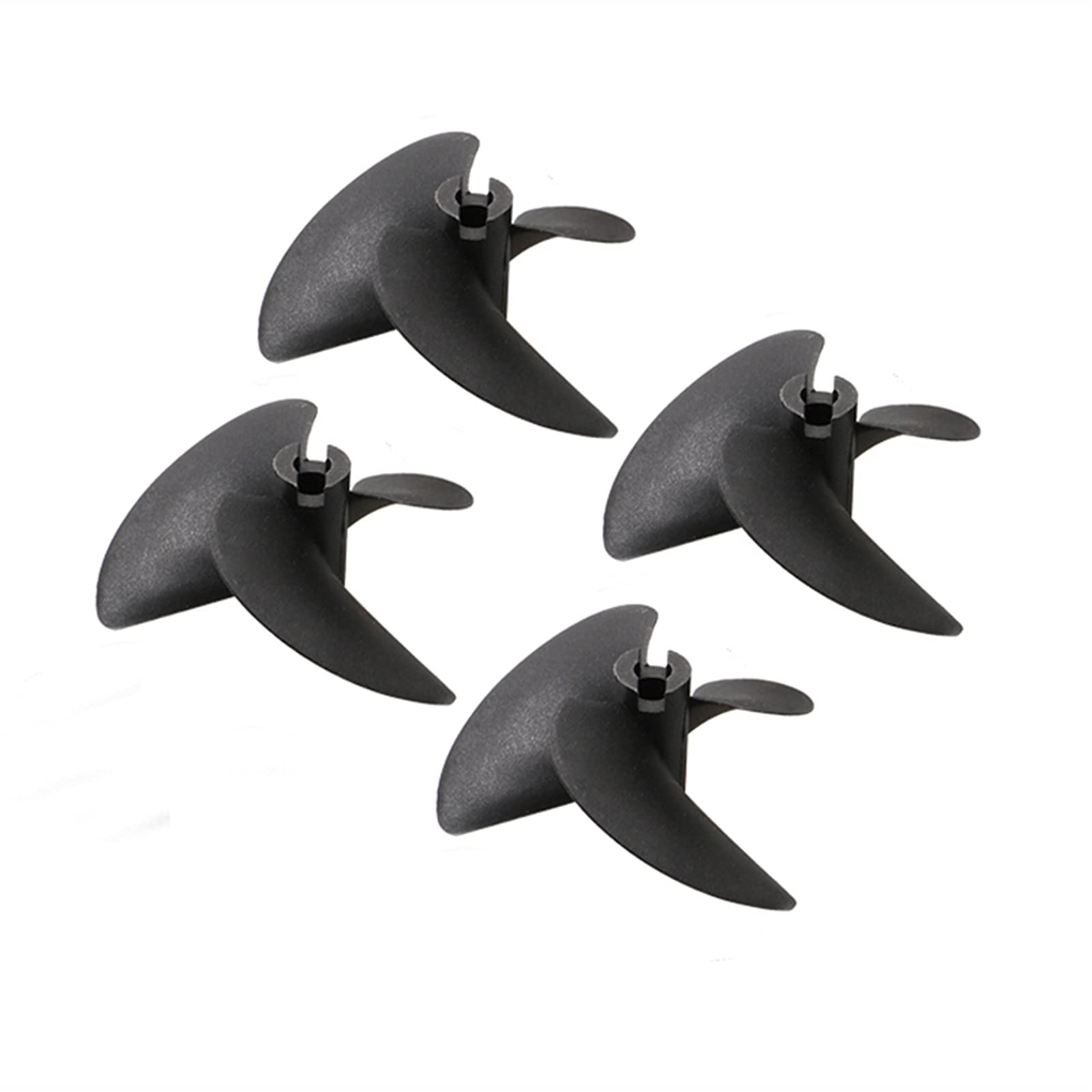 PEXORT 4 stücke Marine Nylon 3 Klinge Propeller Props Paddel for RC Modell Boot Montage Durchmesser 36/47/52/55/57mm Mit 4mm Welle Loch Austausch des Bootspropellers(4pcs 4x55mm) von PEXORT