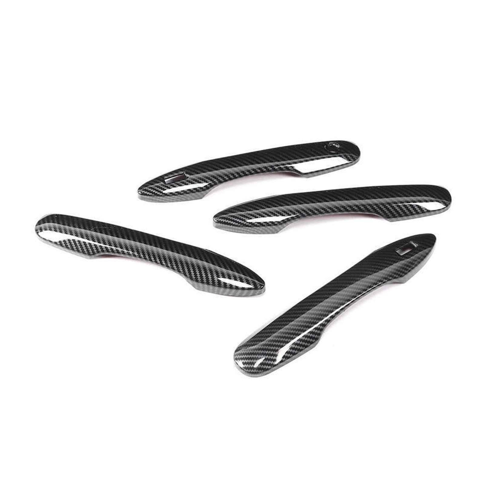 PEXORT 4pcs, Camry 2018 2019 2020 Carbon Fiber Style Car Outer Door Handle Cover Trims Außentürgriffabdeckung von PEXORT