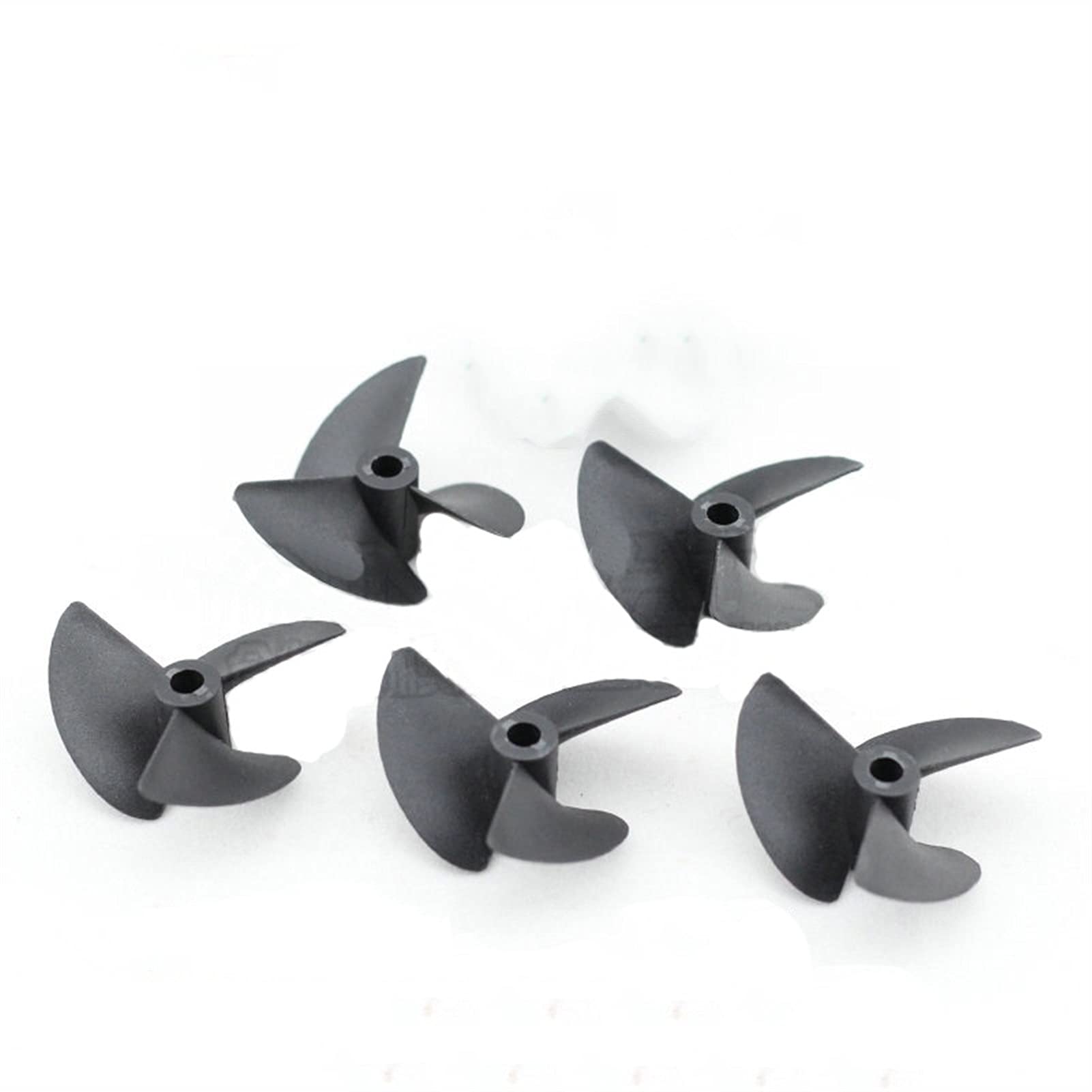 PEXORT 5 stücke 3-Blatt Propeller Welle Positive Paddle for RC Boote Spielzeug Modell DIY Teile Blende 4/4,76mm Nylon Requisiten Durchmesser 36/47/52/55/57mm Austausch des Bootspropellers(5pcs 4x47mm) von PEXORT