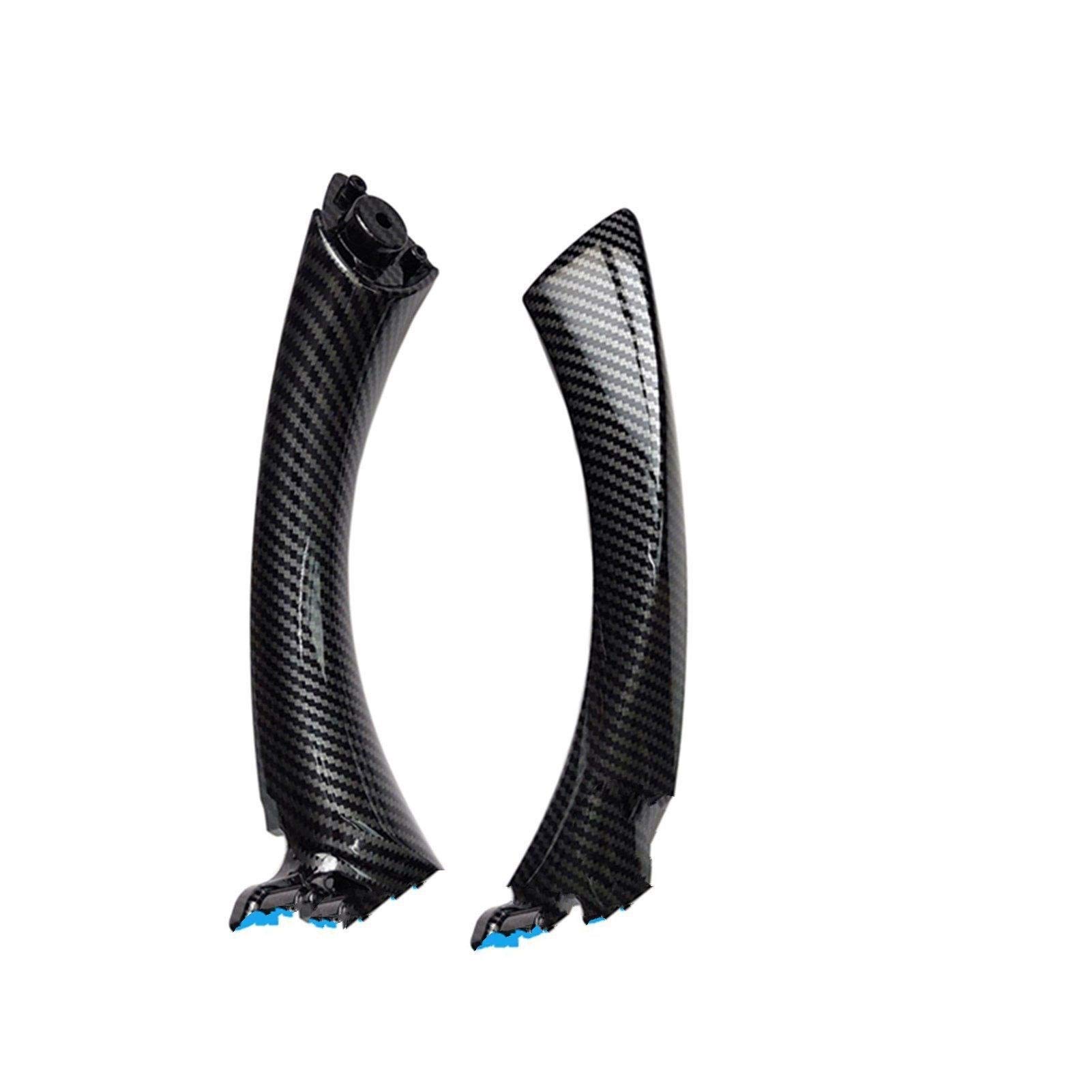 PEXORT ABS LHD RHD Qualitäts-Innentürgriff mit ABS-Abdeckung, for, for 3er E90 E91 E92 316 318 320 325 328i 2004-2012 Innentürgriffverkleidung(Carbonfiber Left) von PEXORT